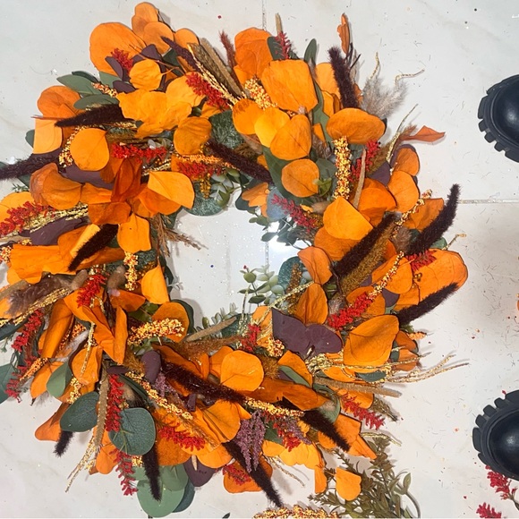 New handmade autumn eucalyptus wreath - Picture 3 of 11
